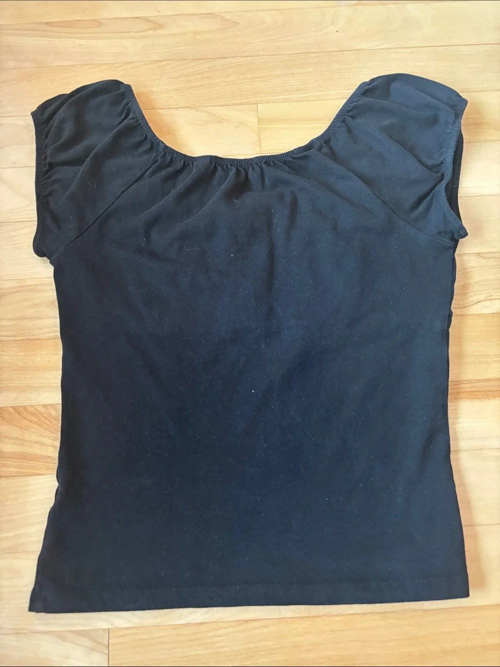 Aritzia Sunday Best Black Scoop Neck Cap Sleeve Tank Size XS - Picture 4 of 4
